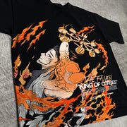 King of Curses printed T-shirt
