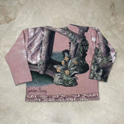 Retro Cartoon Tapestry Faith Pattern Sweatshirt