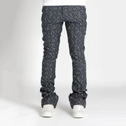 Pearl print casual street jeans