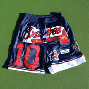 NO.10 Baseball patch shorts