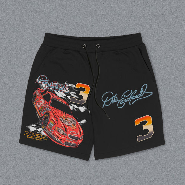 Fashion Racer No. 3 Print Knitted Shorts