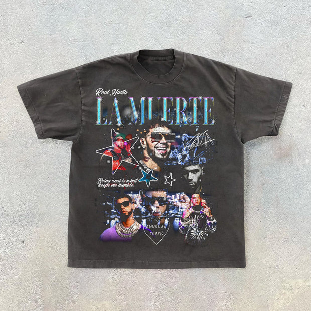 Retro hip-hop fashion brand comfortable T-shirt