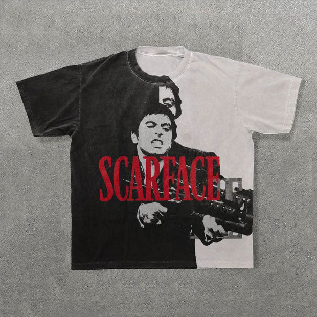 Scarface Print Short Sleeve T-Shirt