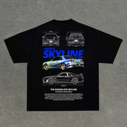 Personalized printed racing T-shirt