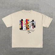 Mac Miller Album Letters Print Short Sleeve T-Shirt