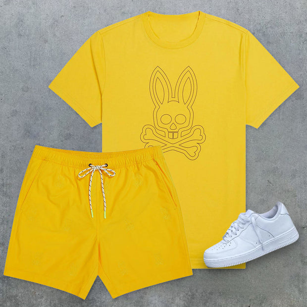 Fashion casual preppy rabbit print suit