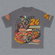 Fashion Racer No. 24 Print Short Sleeve T-Shirt