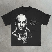 Godfather of Hip Hop Print T-shirt