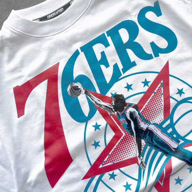 Street Basketball Philadelphia 76 Print T-Shirt