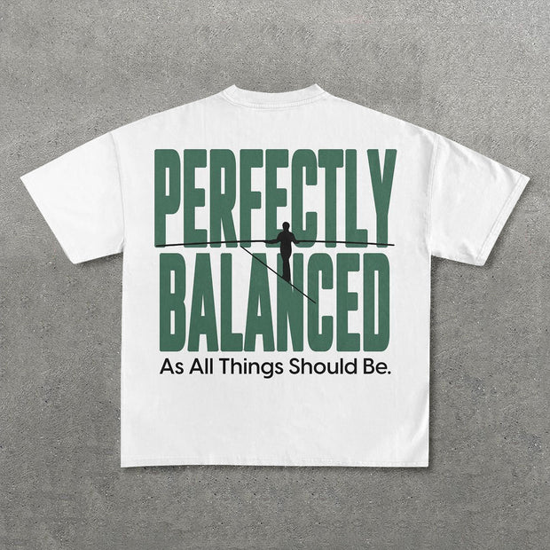Perfectly Balanced Print Short Sleeve T-Shirt