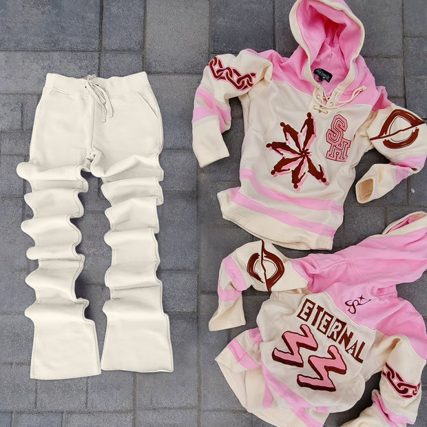 Fashionable and personalized sportswear hoodie set