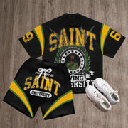 Saint No. 69 Print T-Shirt Shorts Two-Piece Set
