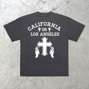 Retro trendy fashion Los Angeles T-shirt