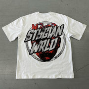 Stygian Wrld Print Short Sleeve T-shirt