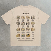 Champion Ring Print Casual Street Basketball T-Shirt