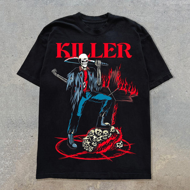 Killer Print Short Sleeve T-Shirt