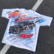 No.3 Racing Street Style Print Short Sleeve T-Shirt