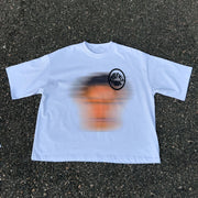 Street Style Phantom Print Short Sleeve T-Shirt