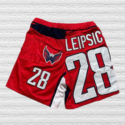 Hockey patchwork shorts