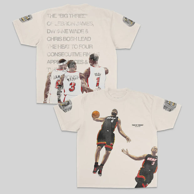 Street Basketball Dunk Cotton T-Shirt