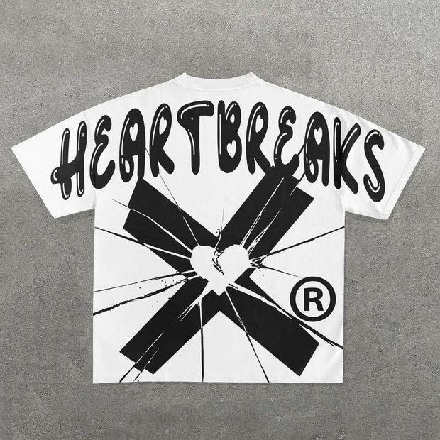 Heartbroks Print Short Sleeve T-shirt