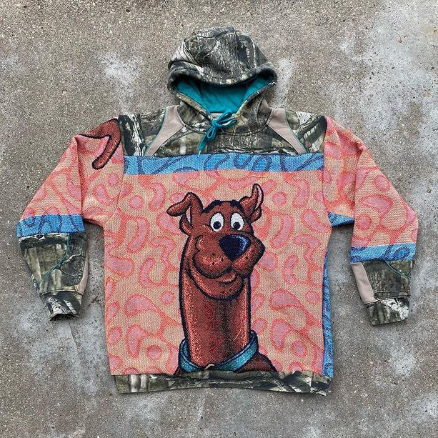 Personalized Scooby Doo Print Hoodie
