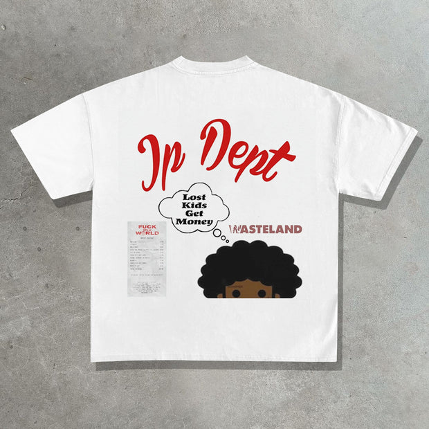 Rap star Brent printed T-shirt