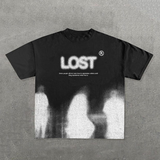 Lost Print Short Sleeve T-Shirt