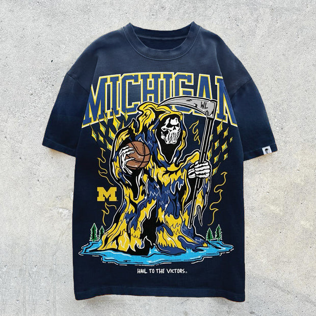 Michigan Print Short Sleeve T-Shirt