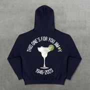 This One's For You Jimmy Print Long Sleeve Hoodies