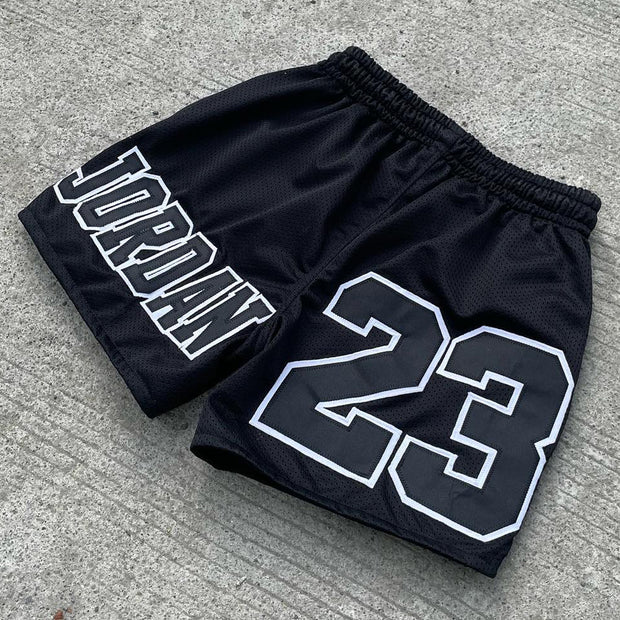 NO.23 Patch Street Basketball Mesh Shorts