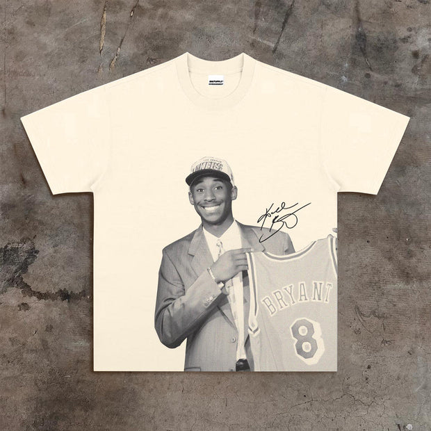 Kobe Bryant Print T-shirt