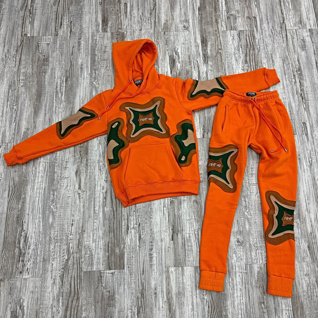 Stylish personalized printed hoodie set