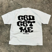 God Got Me Casual Street Cotton T-shirt