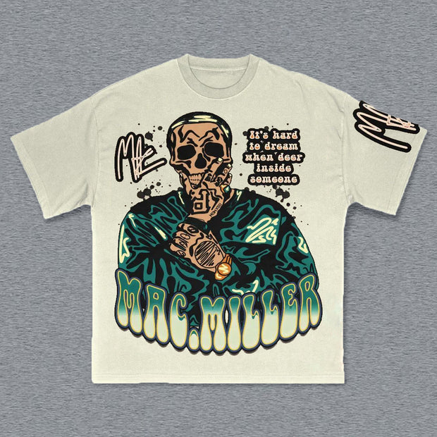 Rapper Personalized Print Short Sleeve T-Shirt
