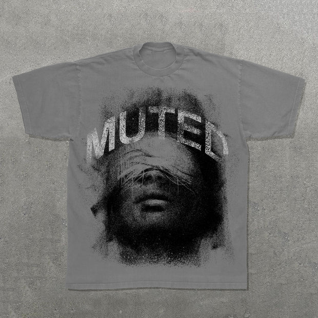 Muted Print Short Sleeve T-Shirt