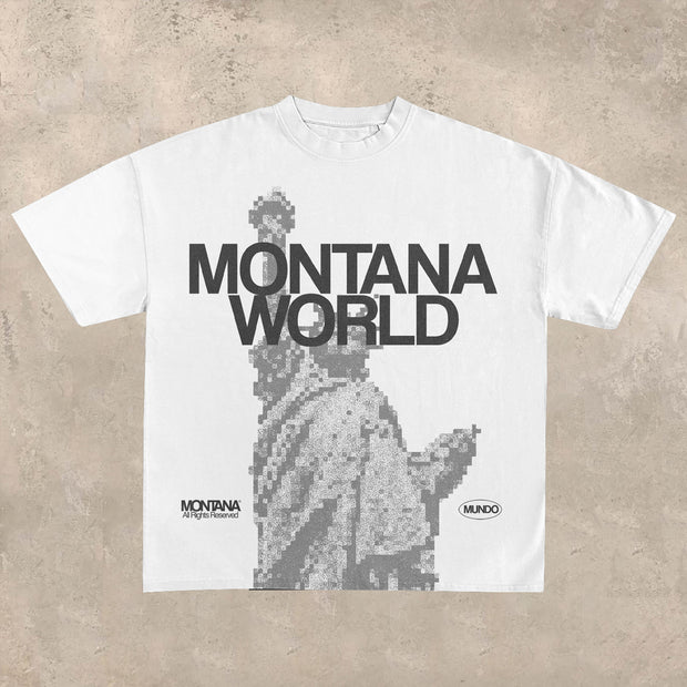 Vintage Statue of Liberty print T-shirt