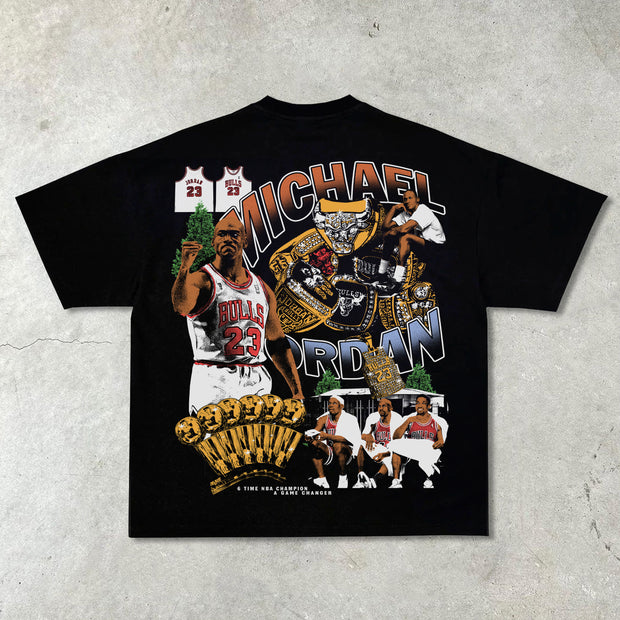 Chicago Casual Street Basketball T-Shirt