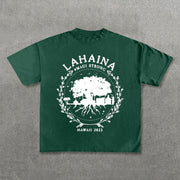 Lahaina Maui Strong Print Short Sleeve T-Shirt