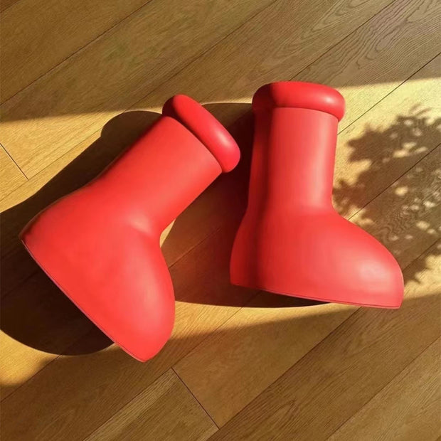 Cartoon anime creative unisex rain boots big boots