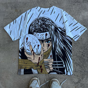 Anime Casual Street Print T-Shirt