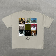 Fashion Kendrick Lamar Album Print Short Sleeve T-Shirt