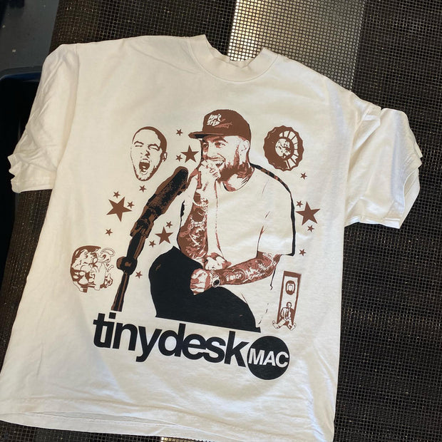 Rap star MAC print T-shirt