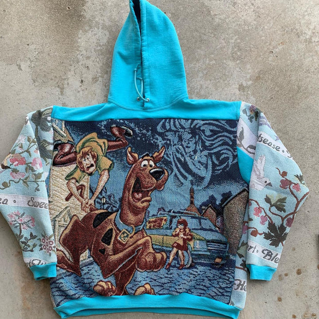 Personalized Scooby Doo Print Long Sleeve Hoodie