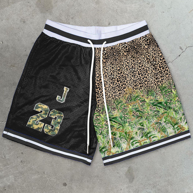 Street trendy hip-hop basketball mesh shorts