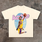 Kobe Bryant crew neck short sleeve T-shirt