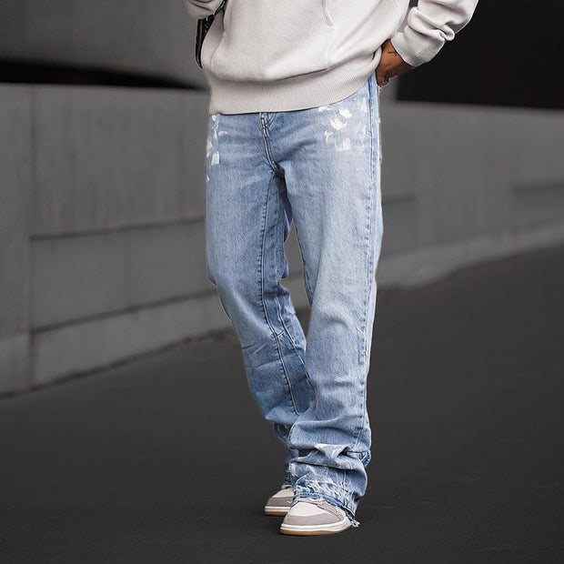 Casual street style blue jeans