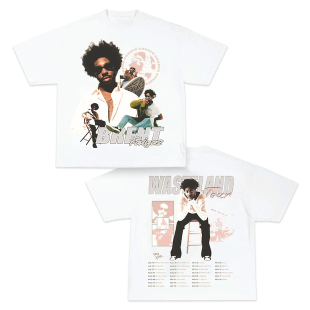 Vintage Print Hip Hop Fashion Singer T-Shirt