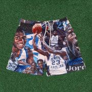 Personalized Basketball No.23 Print Mesh Shorts