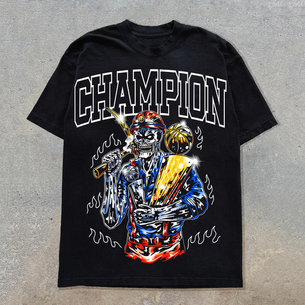 Champion Print Short Sleeve T-Shirt